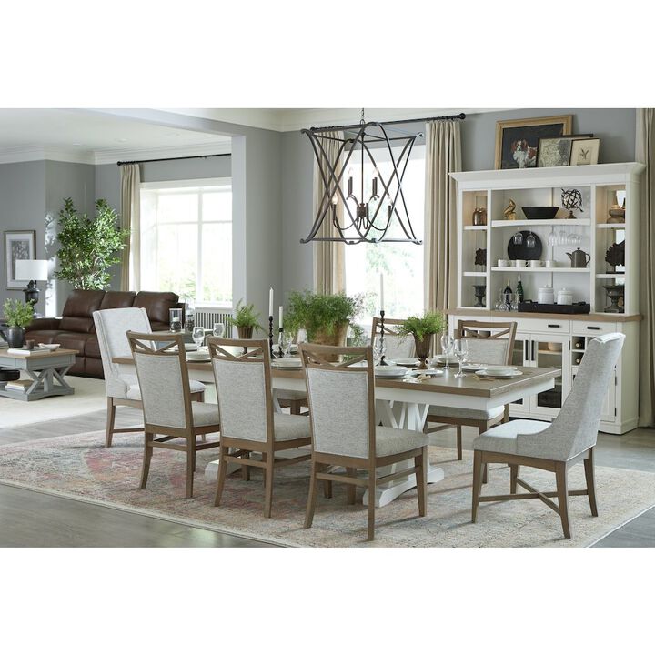 Parker House Furniture Modern Dining 88 In. Trestle Extendable Dining Table