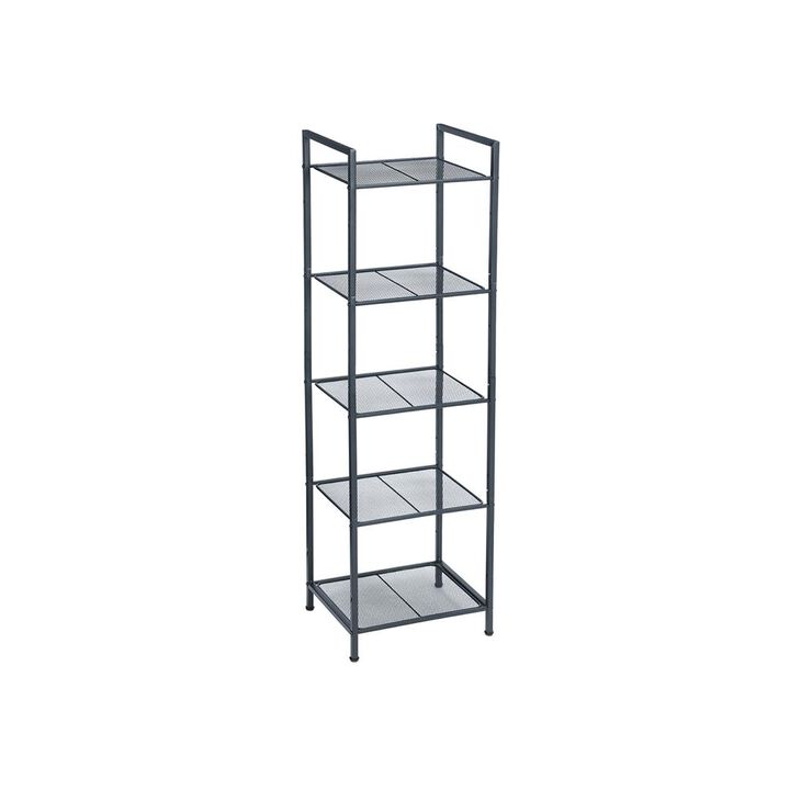 5-Tier Bathroom Shelf – Extendable Plant Stand with Adjustable Shelves 5-Tier Bathroom Shelf – Extendable Plant Stand with Adjustable Shelves