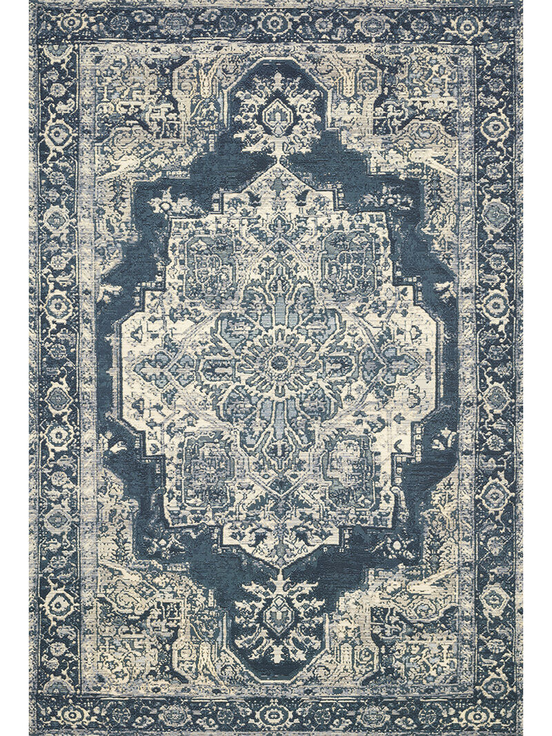 Mika MIK01 Dk Blue/Dk Blue 7'10" x 11'2" Rug