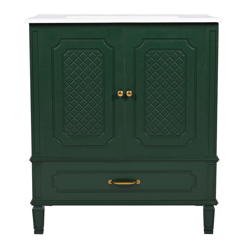 Merax Freestanding Bathroom Vanity with Sink
