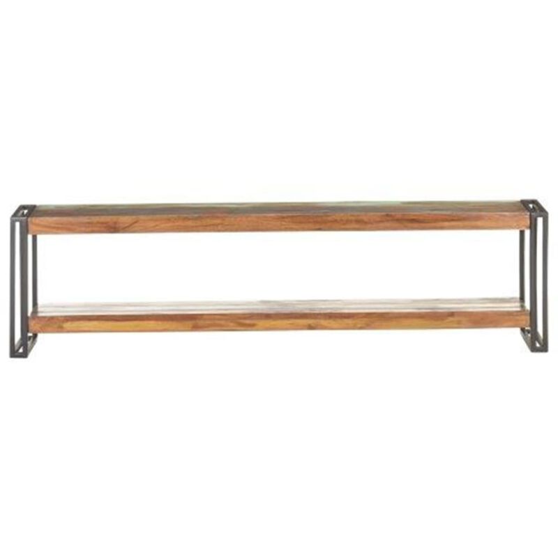 vidaXL TV Cabinet 59.1"x11.8"x15.7" Solid Reclaimed Wood