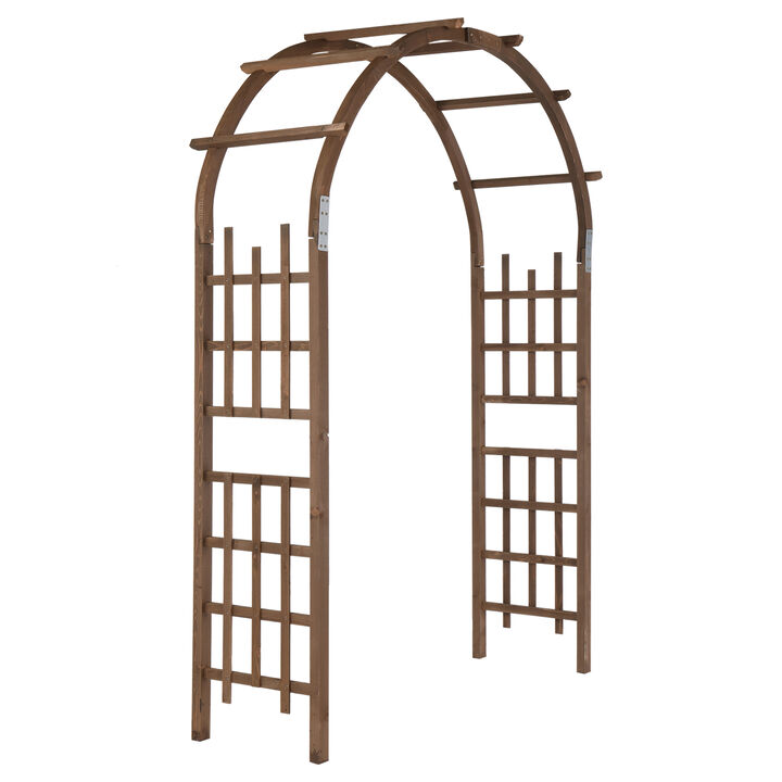 Garden Arch Elegant Outdoor Trellis for Climbing Plants & Decorative Landscaping