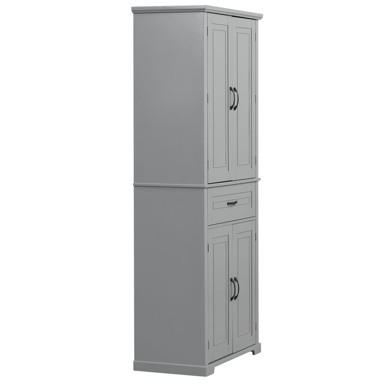 Merax Bathroom Storage Cabinet with Adjustable Shelf