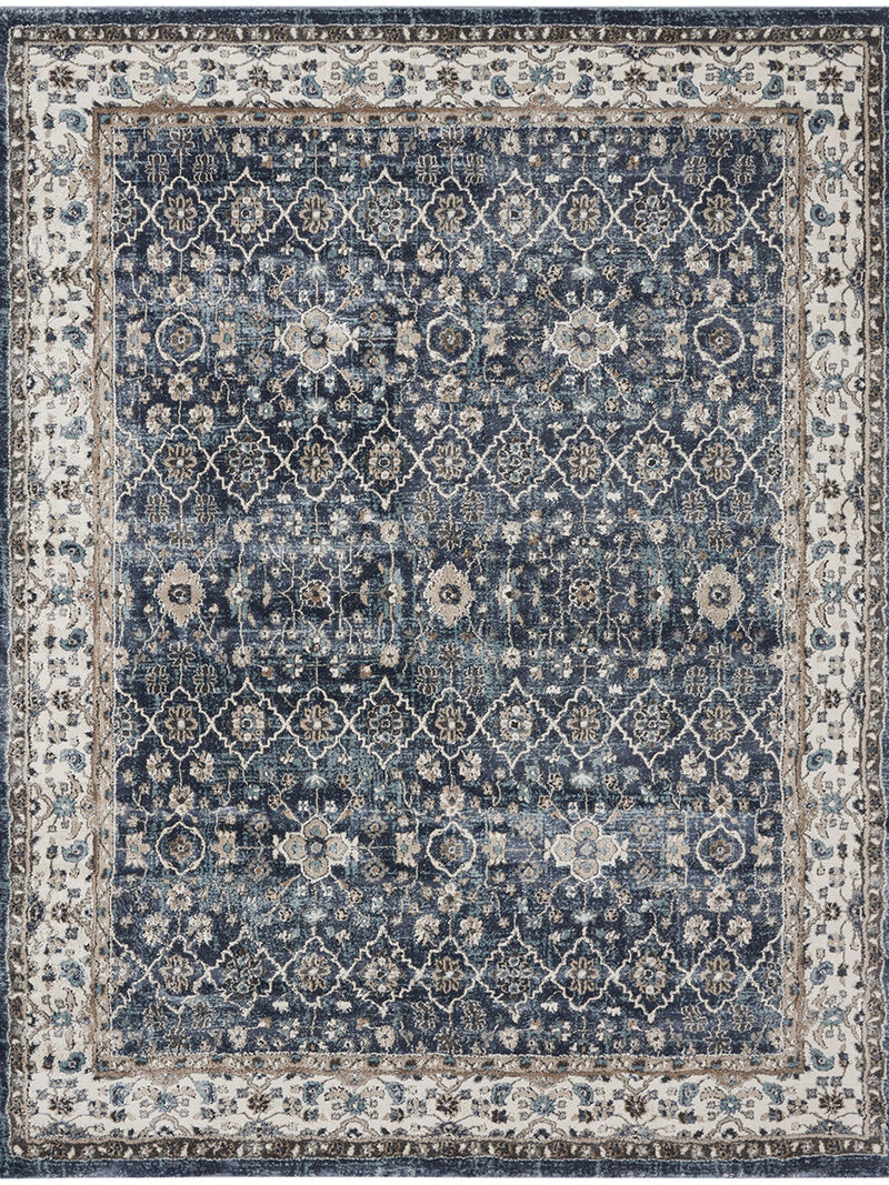 American Manor AMR01 Blue/Ivory 3'11" x 5'11" Rug