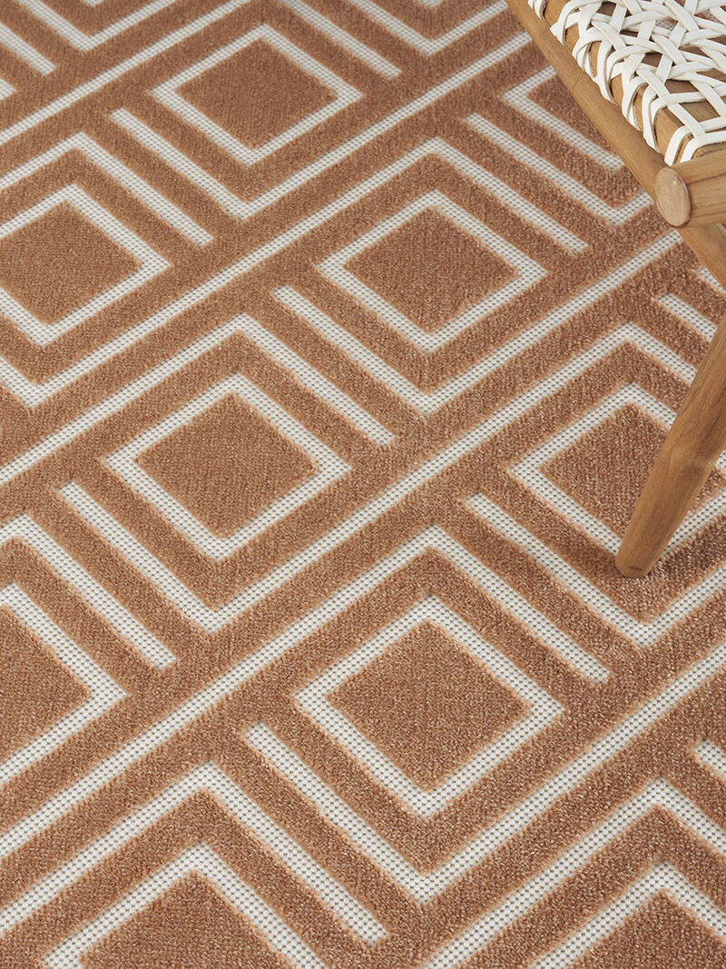 Care Free CAF03 Copper 3'11" x 5'11" Rug