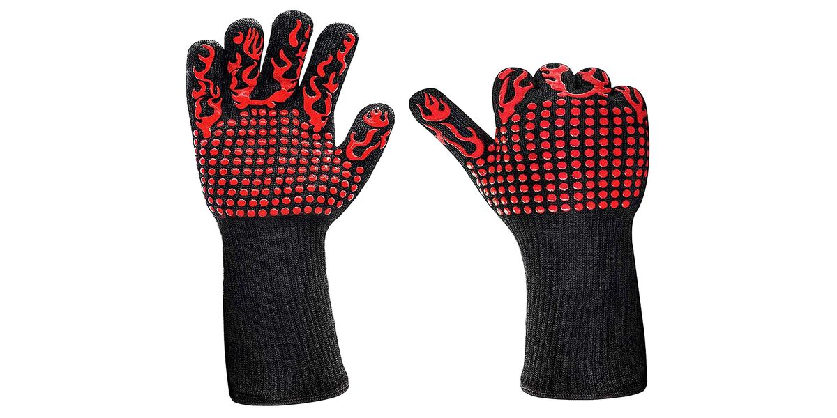 18 inch Extreme Heat Resistant Grill Gloves - 2 Pairs 18 inch Extreme Heat Resistant Grill Gloves - 2 Pairs