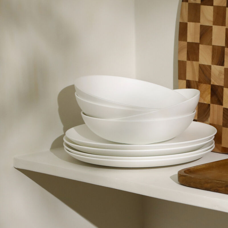 Stone Lain Taglio Bone China 24 Piece Dinnerware Set