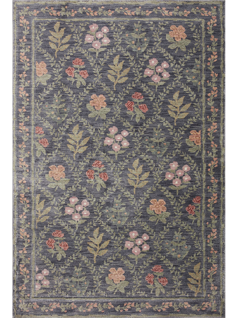 Fiore FIO04 Charcoal 6'3" x 9' Rug