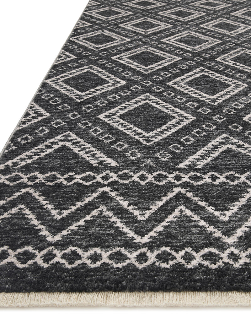 Vance VAN05 Charcoal/Dove 7'10" x 10' Rug by Loloi II