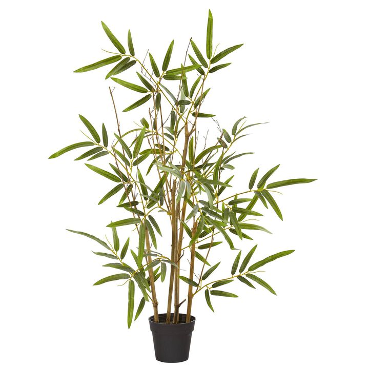 Nearly Natural 28-in Bamboo Artificial Tree
