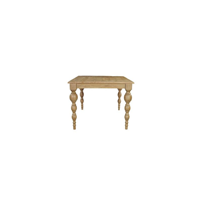 Taran Designs Renith 72 Solid Wood Dining Table