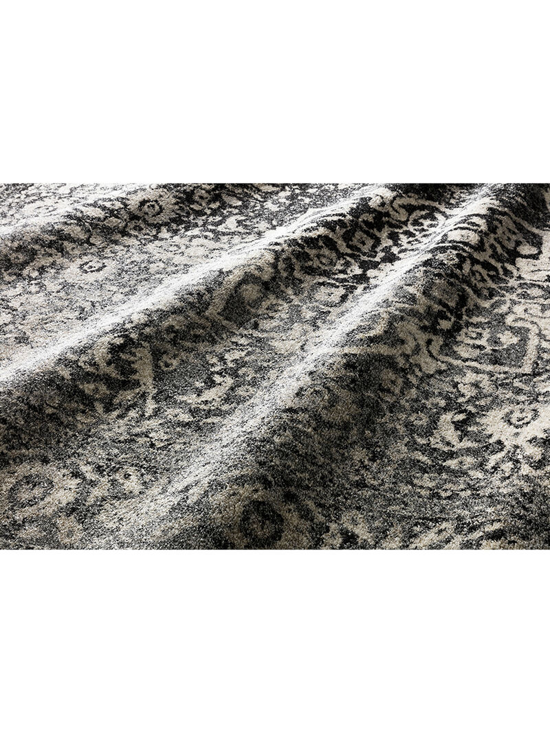 Emory EB01 Black/Ivory 5'3" x 7'7" Rug