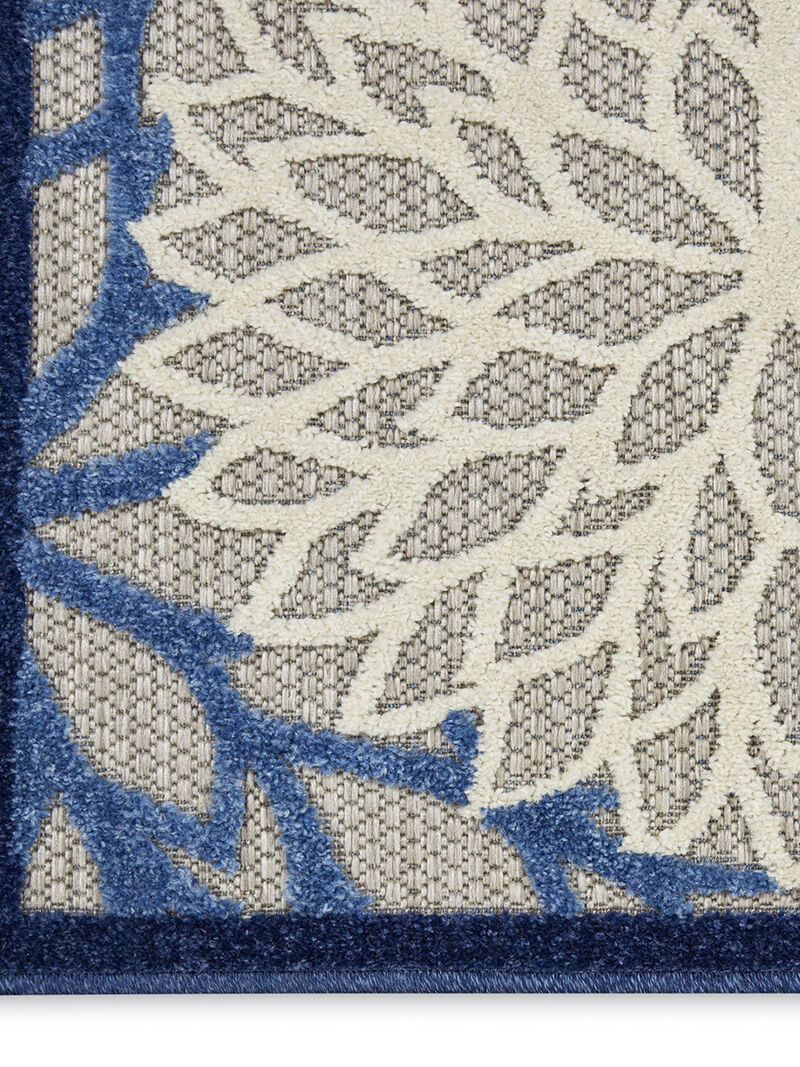 Aloha ALH05 Blue/Multicolor 6' x 9' Rug