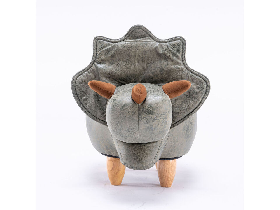 Triceratops Dinosaur Gray Storage Ottoman Triceratops Dinosaur Gray Storage Ottoman