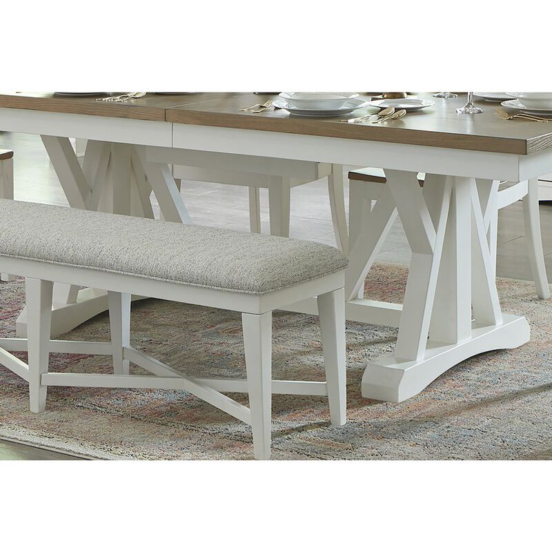 Parker House Furniture Modern Dining 88 In. Trestle Extendable Dining Table