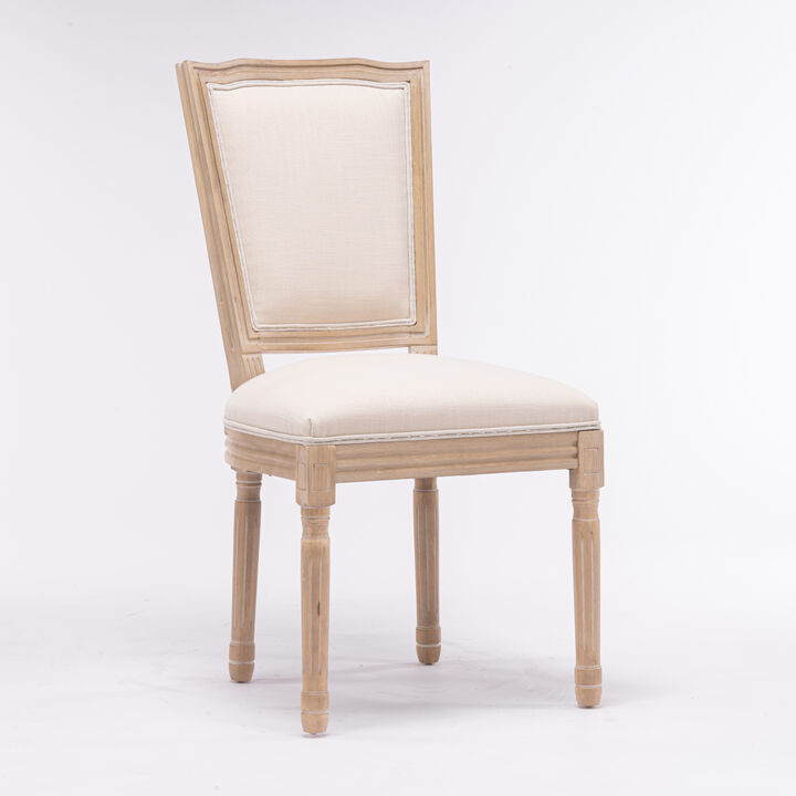 Antique French Style Dining Chairs, Set of 2