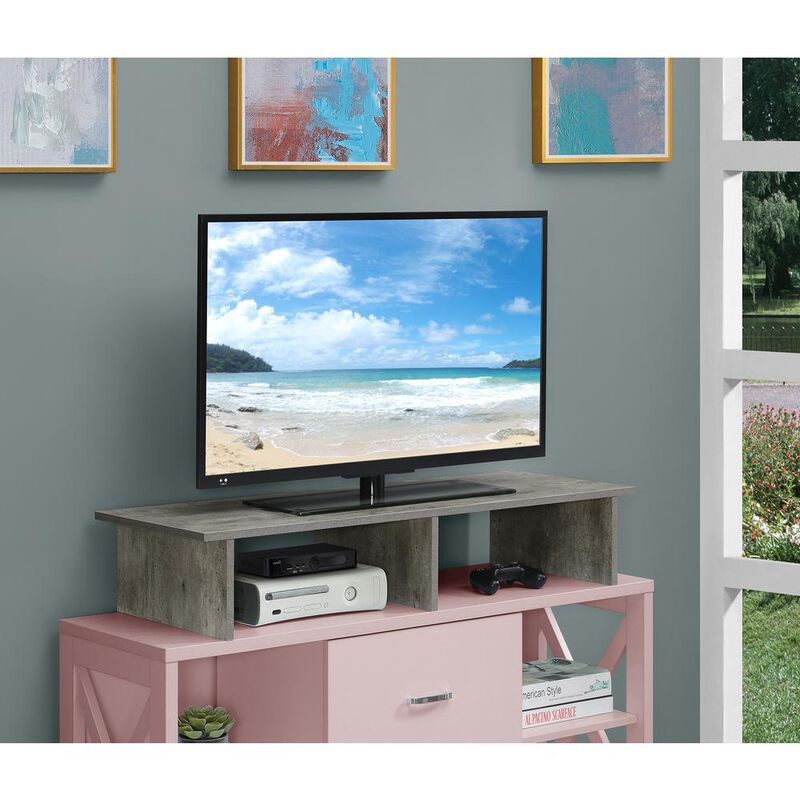 Convenience Concepts Designs2Go TV/Monitor Riser for TVs up to 46 Inches Faux Birch