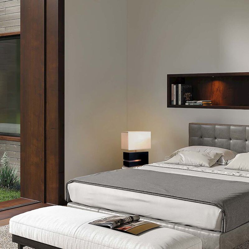 NOVA OF CALIFORNIA Zen Reclining Table Lamp with Nightlight - 19