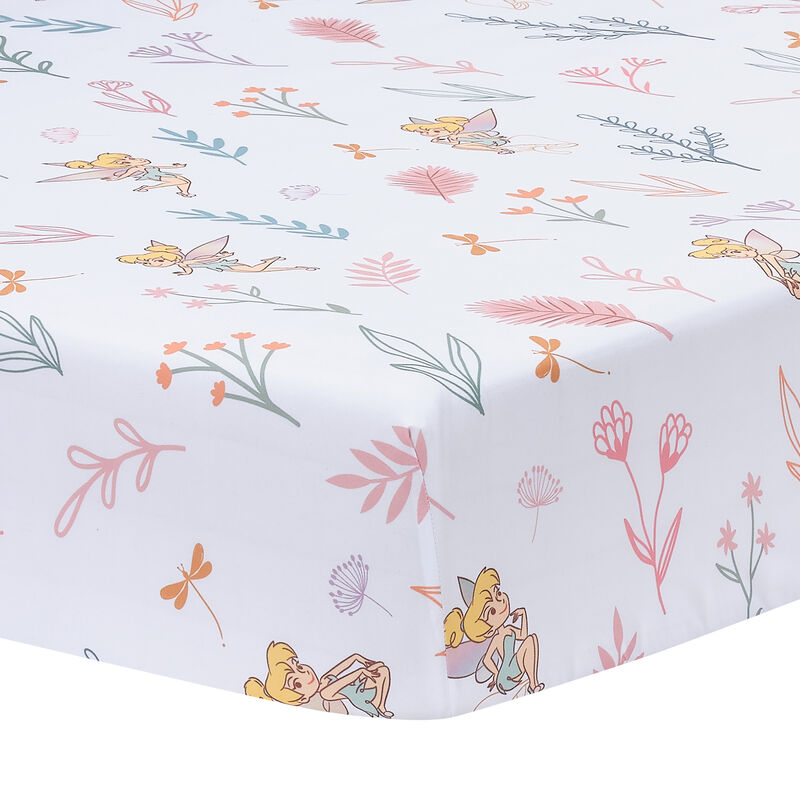 Bedtime Originals Tinker Bell 3-Piece Crib Bedding Set - Pink, Purple, White