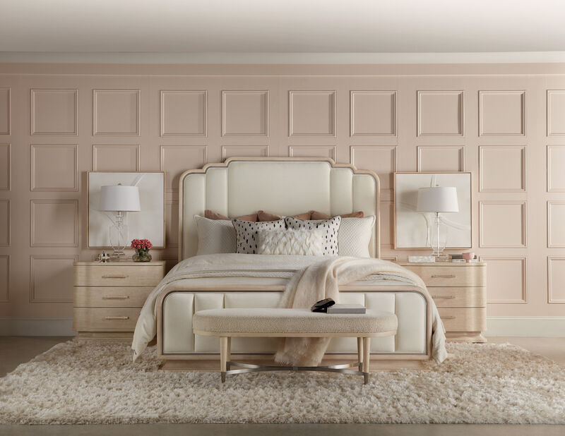 Nouveau Chic Three Drawer Nightstand