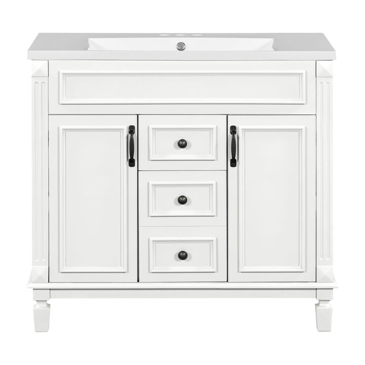 Merax 36'' Bathroom Vanity with Top Sink