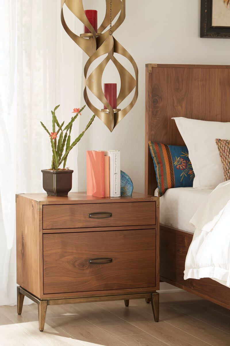 Adler Two Drawer Nightstand