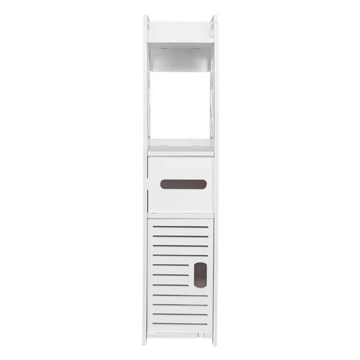 Bathroom Storage Shelf with Waterproof Drawers and Anti-Decay Material