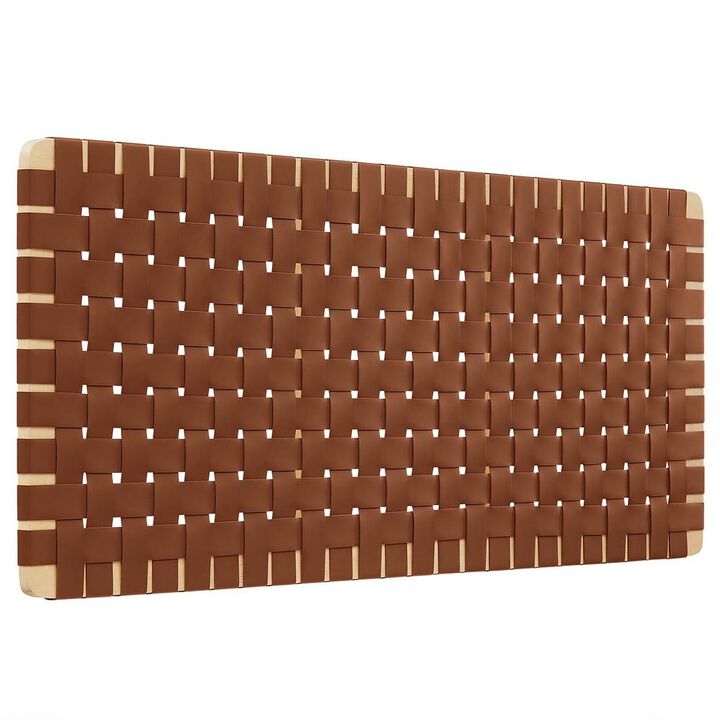 Modway Sparta Weave Full Vegan Leather Headboard