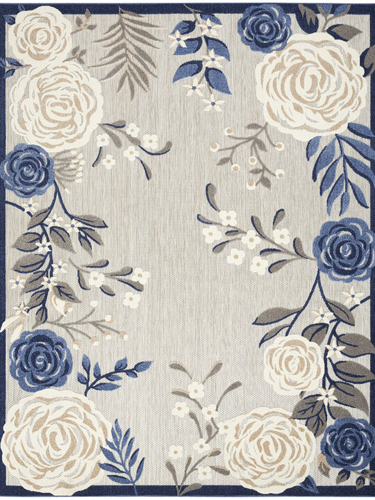 Aloha ALH32 Blue/Gray 3'6" x 5'6" Rug