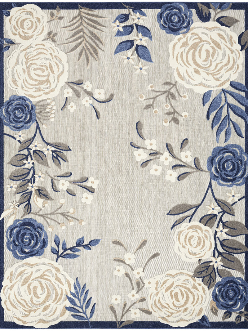 Aloha ALH32 Blue/Gray 3'6" x 5'6" Rug
