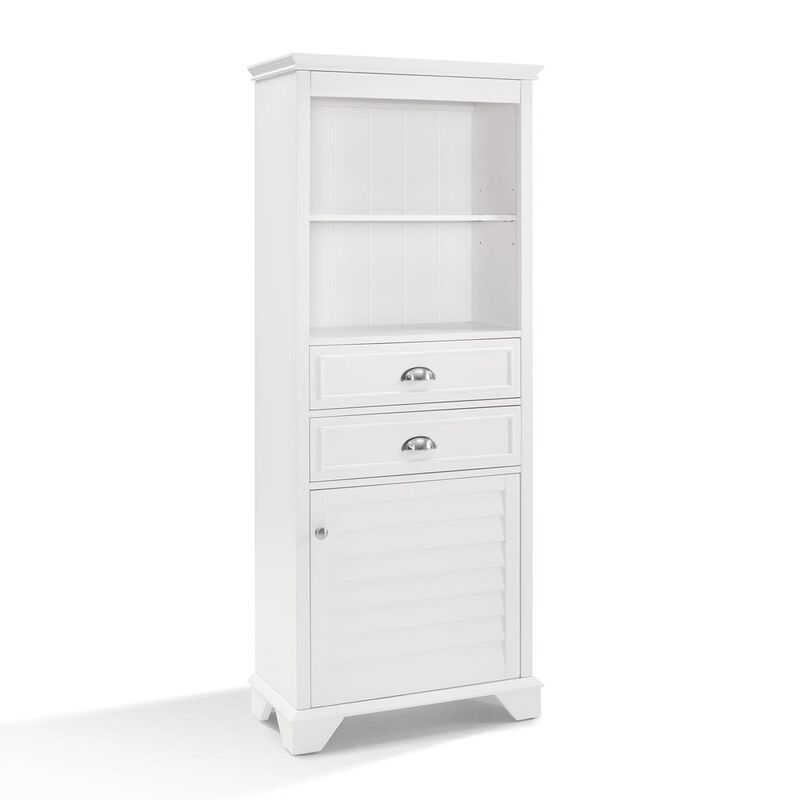 Crosley Furniture Lydia Tall Cabinet White