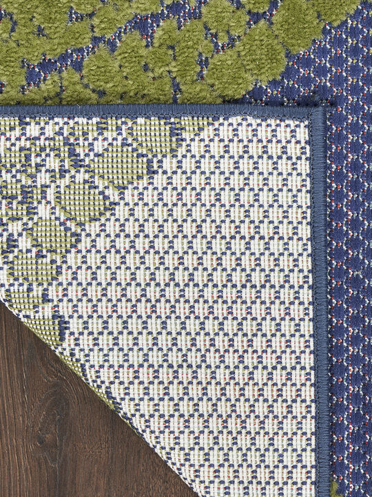 Aloha ALH28 Blue/Multicolor 3'6" x 5'6" Rug