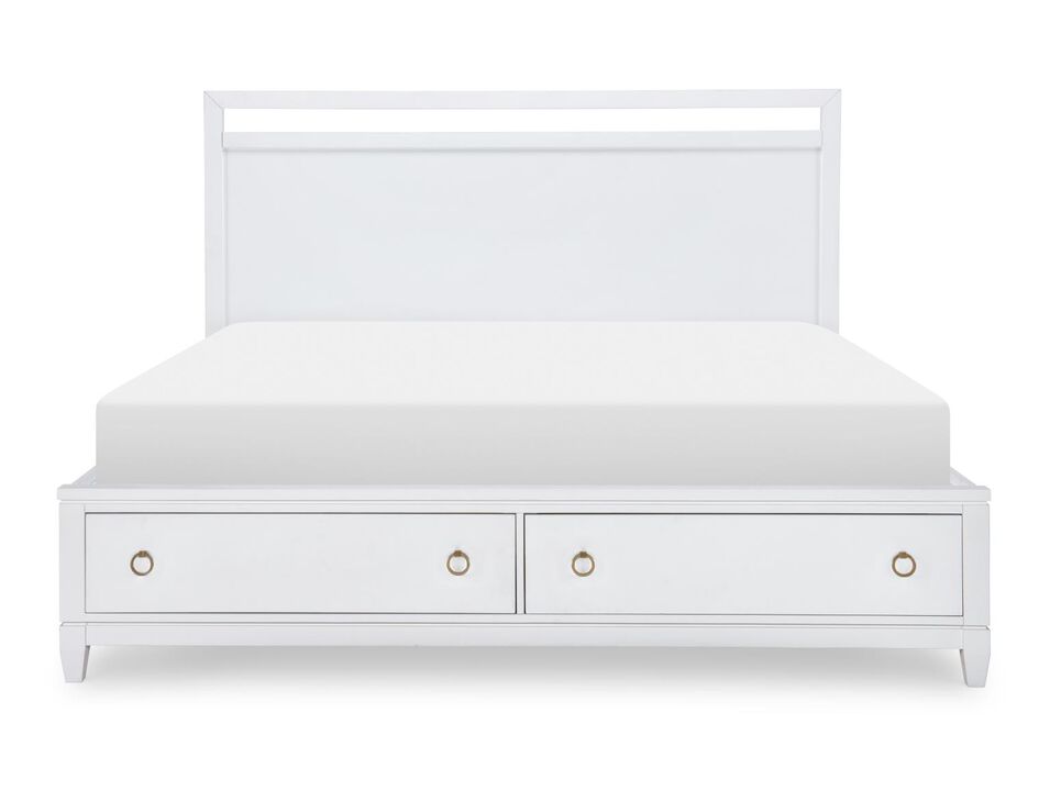 Summerland Queen Panel Bed w/ Storage