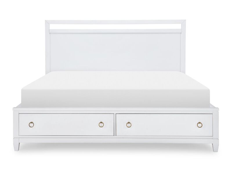 Summerland Queen Panel Bed w/ Storage