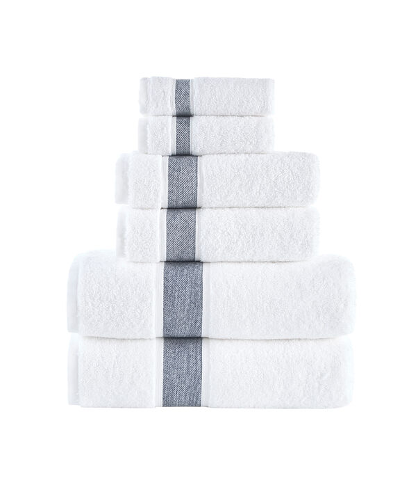 Brooks Brothers Ottoman Rolls 6 pcs Towel Set