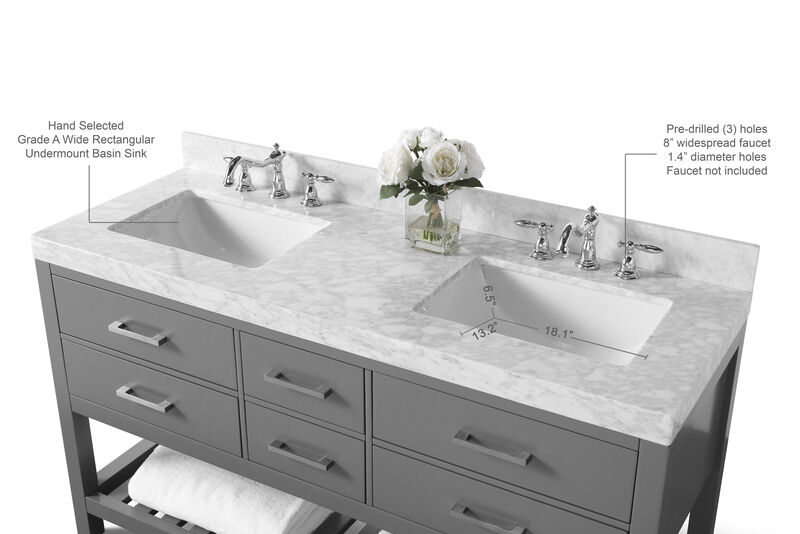Elizabeth 72 in. Bath Vanity Set