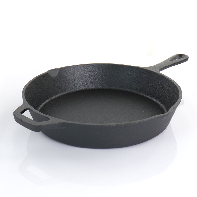 MegaChef Pre-Seasoned Cast Iron 5-Piece Kitchen Cookware Set, Pots and Pans