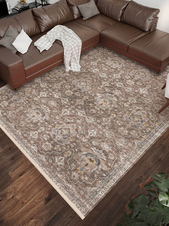 Marbella MB4 Mocha 3' x 5' Rug