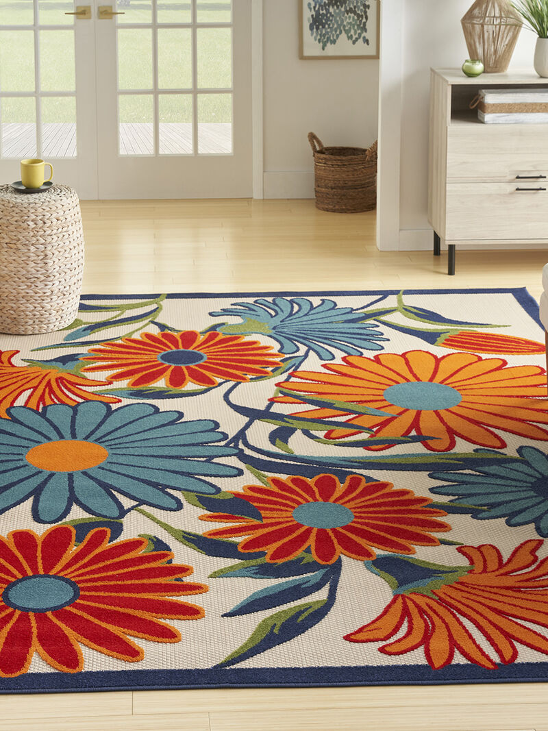 Aloha ALH33 Multicolor 3'6" x 5'6" Rug
