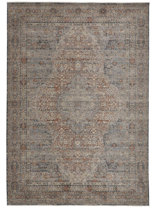 Marquette 3778F Gray/Ivory/Orange 7'10" x 9'10" Rug