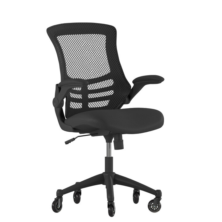 Kelista Desk Chair with Transparent Roller Wheels