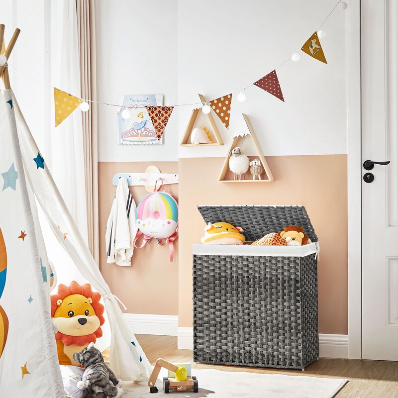 Collapsible Laundry Hamper Space-Saving Design with Easy-to-Carry Handles