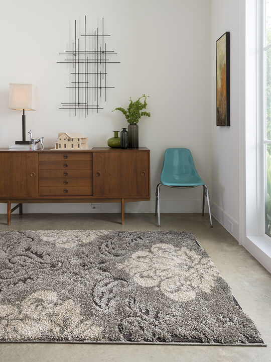 Enchant EN03 Smoke/Beige 3'10" x 5'7" Rug