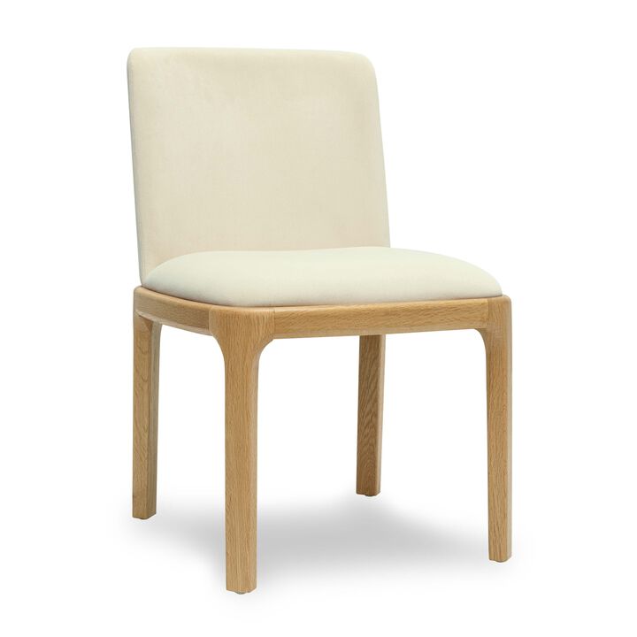Rebecca Light Blue Performance Velvet Dining Chair