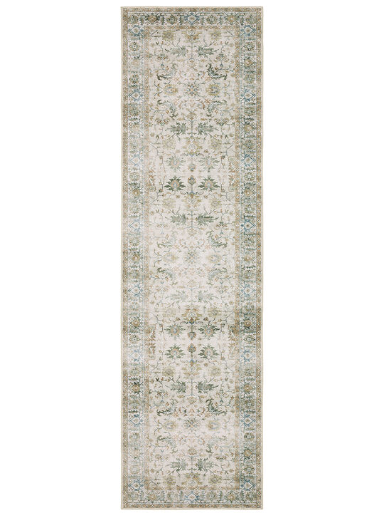 Charleston 2' x 8' Ivory Rug