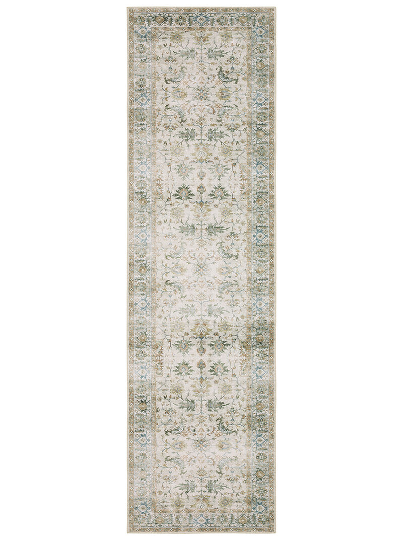 Charleston 2' x 8' Ivory Rug