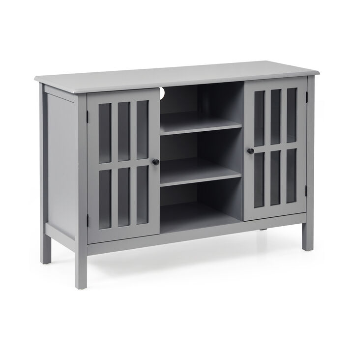 Wooden TV Stand Console Cabinet for 50 Inch TV