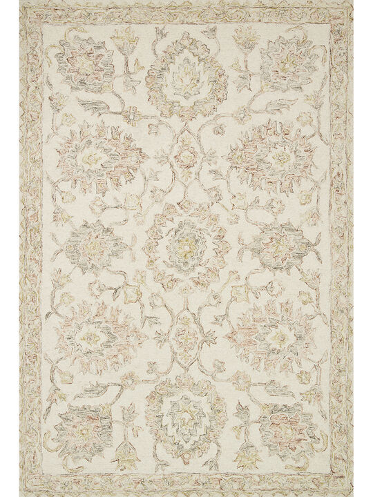 Norabel NOR04 Ivory/Blush 8'6" x 12' Rug