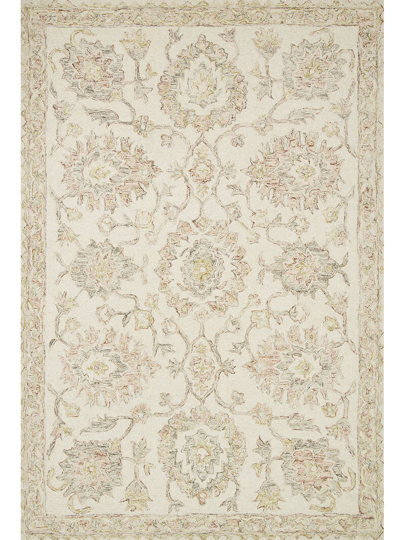 Norabel NOR04 Ivory/Blush 8'6" x 12' Rug