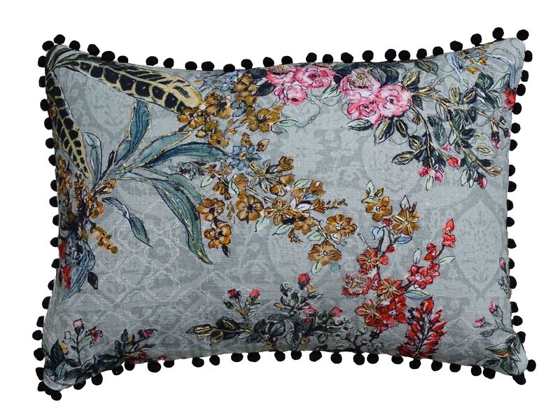 Hand Illustrated  14"X20" Decorative Pillow